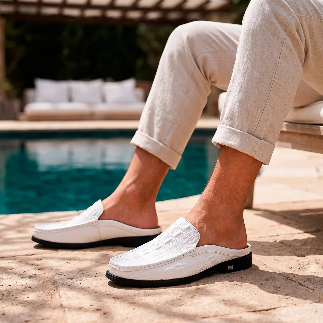 The Chelsea Mule — White