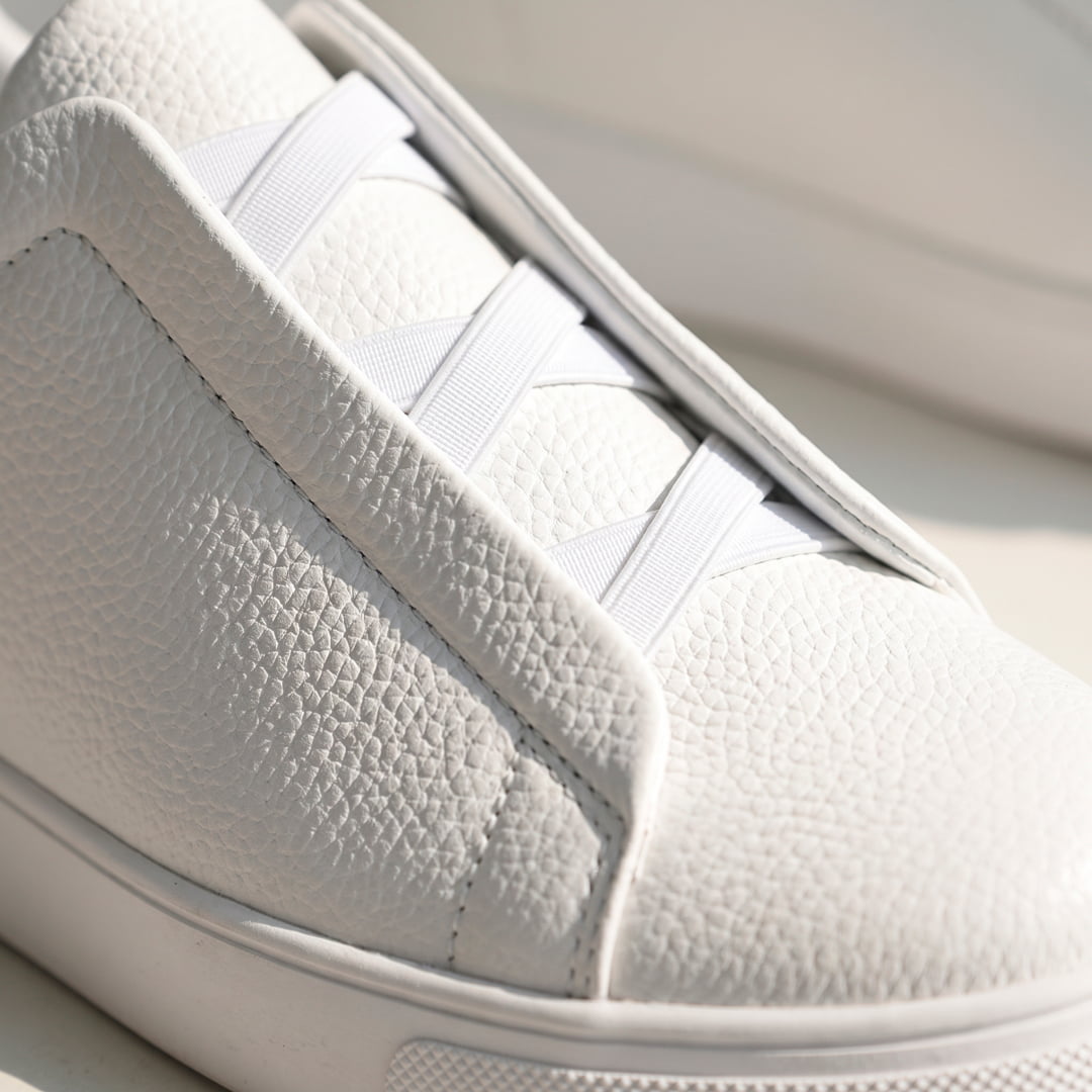 The Clerkenwell Leather Sneaker — White