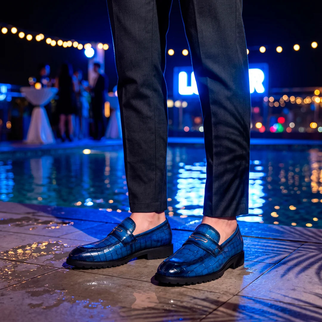 The Piccadilly Loafer — Blue