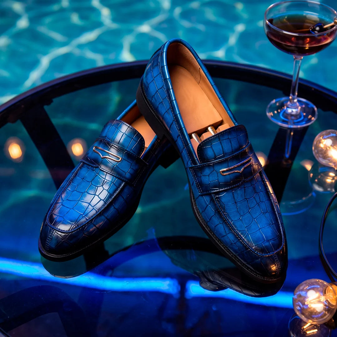 The Piccadilly Loafer — Blue